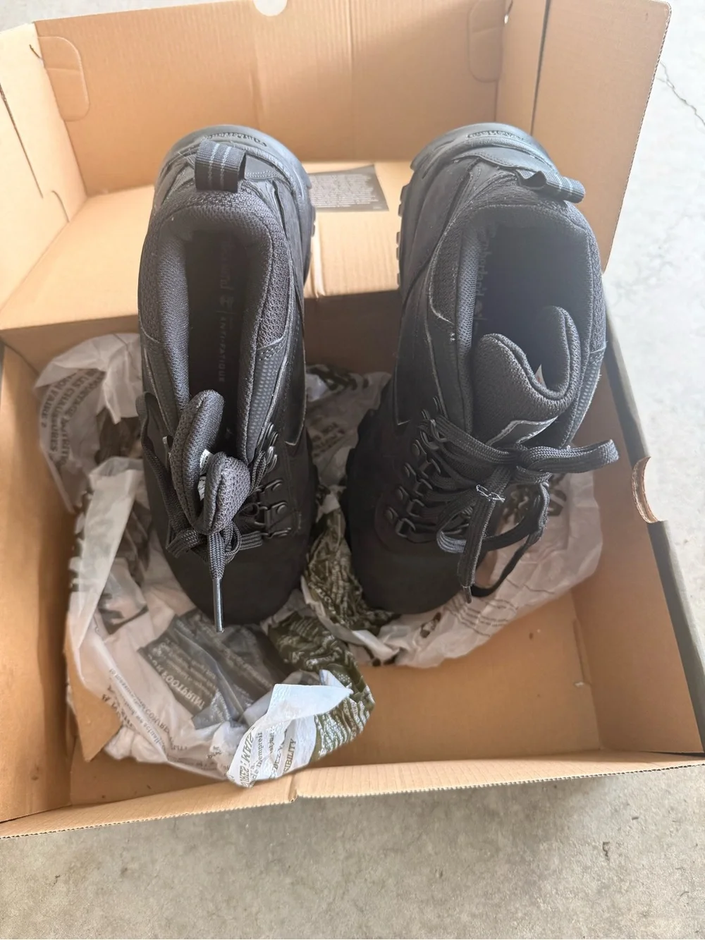Timberland Black Waterproof Mid Hiker Boots